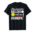 Favorite Ballers Call Me Grandpa T-Shirt - Minimalist Print Men Women - T-Shirt, Sweatshirt, Hoodie