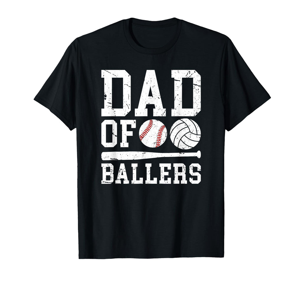 Dad Ballers Proud Volleyball T-Shirt - Minimalist Print for Adults - T-Shirt, Sweatshirt, Hoodie