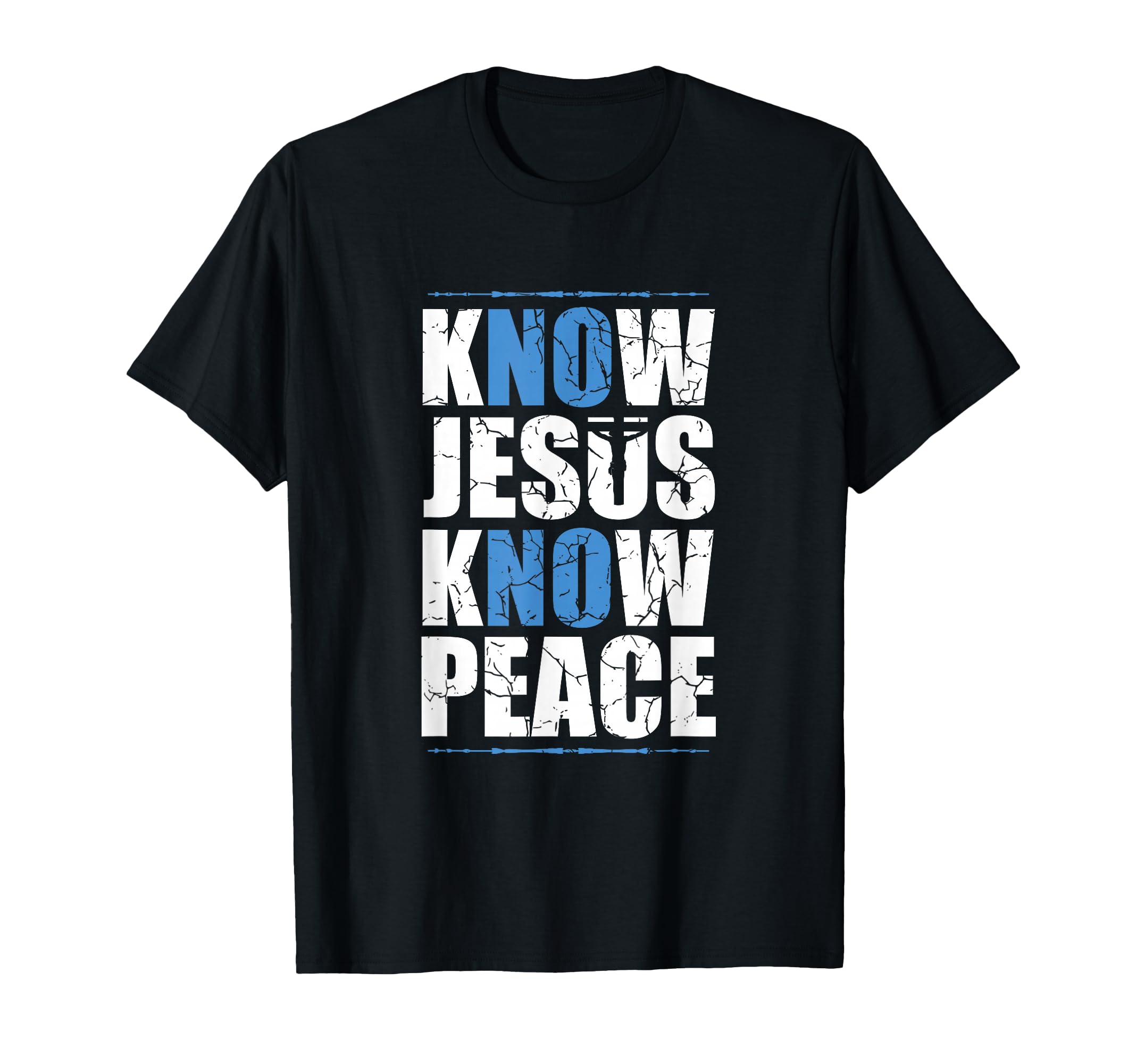 Jesus Love Bible Know Jesus Know Peace T-Shirt - Minimalist Print Unisex - T-Shirt, Sweatshirt, Hoodie
