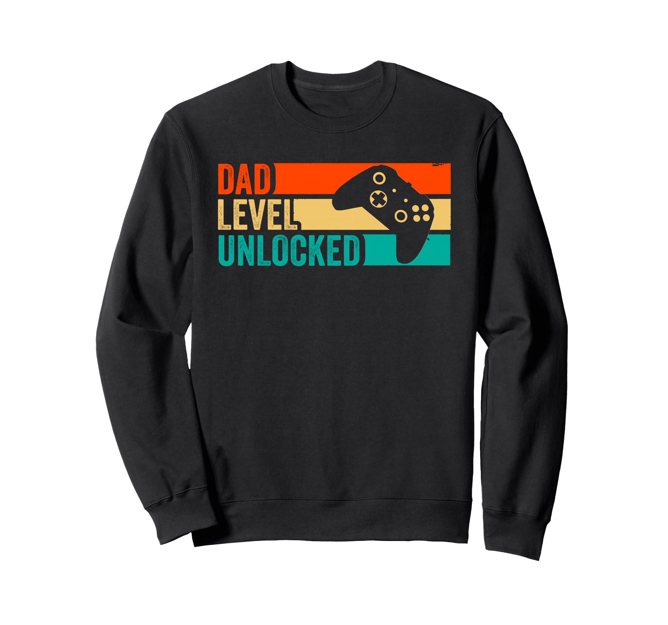 Dad Level Unlocked New Dad Gamer Sweatshirt - Minimalist Print Unisex - T-Shirt, Sweatshirt, Hoodie