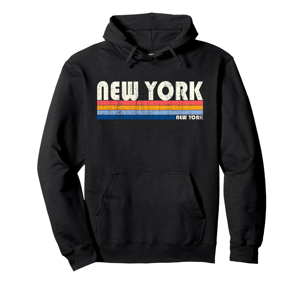 70S 80S New York Ny Hoodie - Minimalist Print Unisex - T-Shirt, Sweatshirt, Hoodie