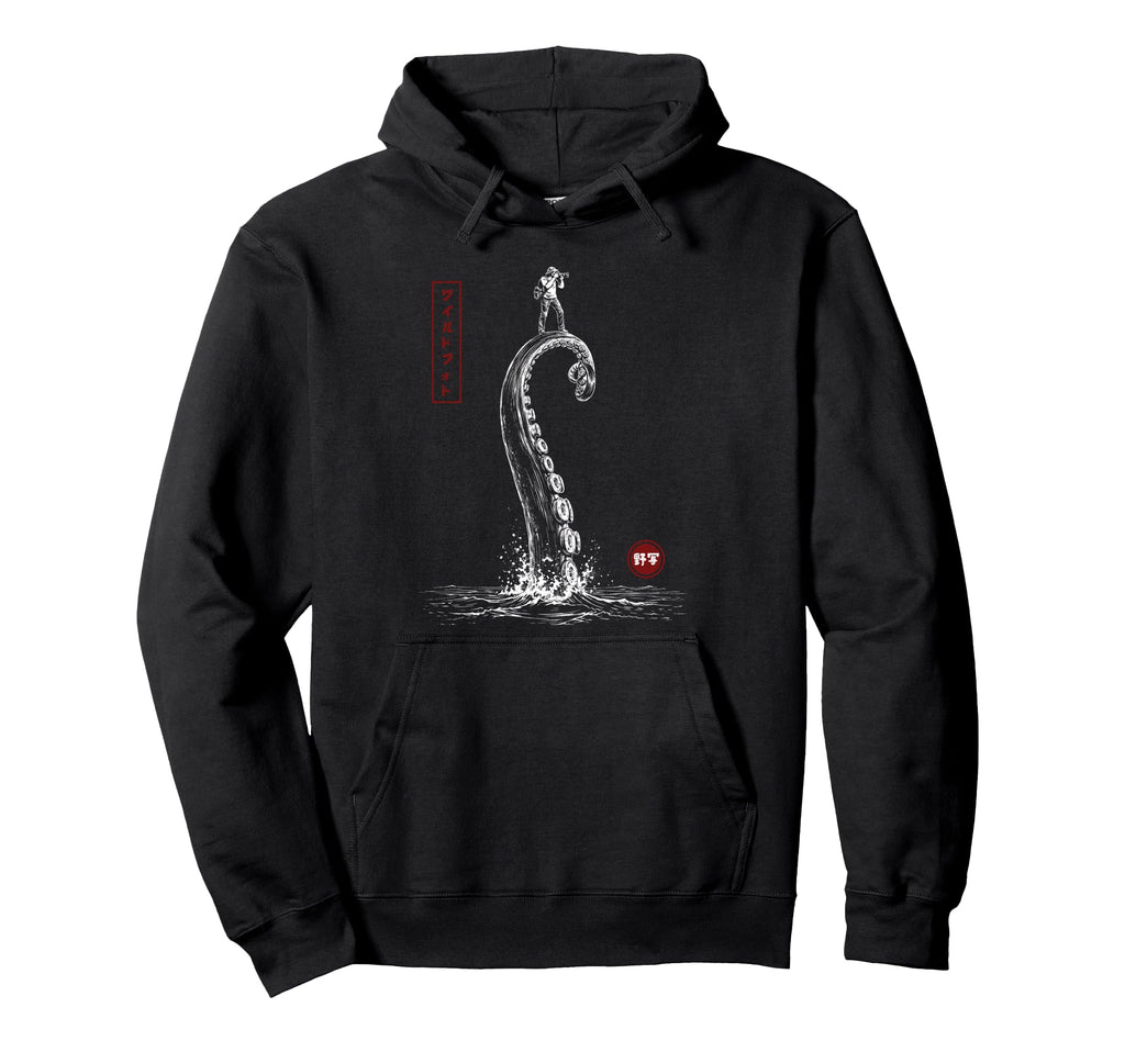 Photographer Japanese Octopus Camera Hoodie - Novelty Apparel for Adults - T-Shirt, Sweatshirt, Hoodie
