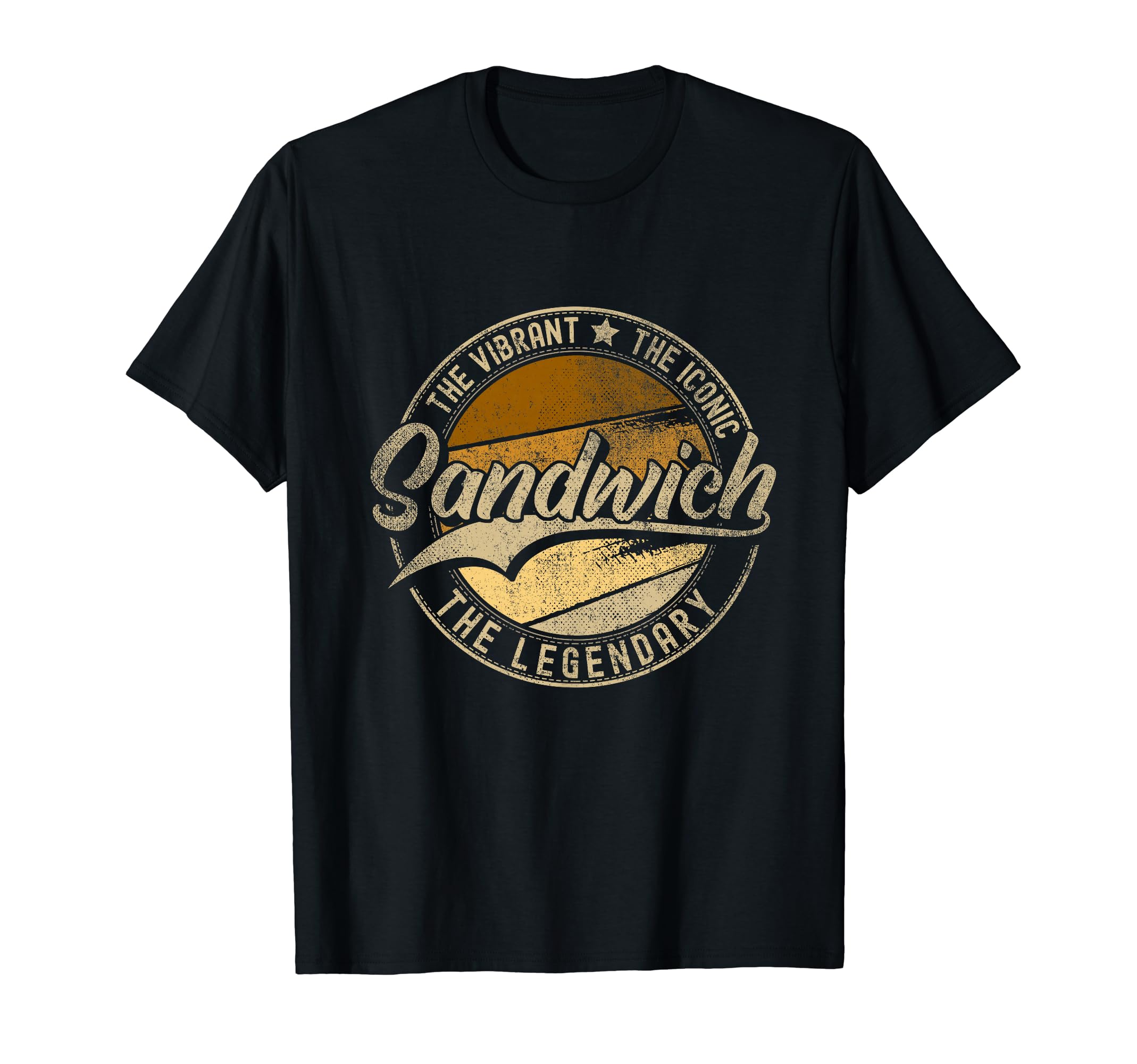 Sandwich Ma Massachusetts Distressed T-Shirt - Casual Everyday Wear Unisex - T-Shirt, Sweatshirt, Hoodie