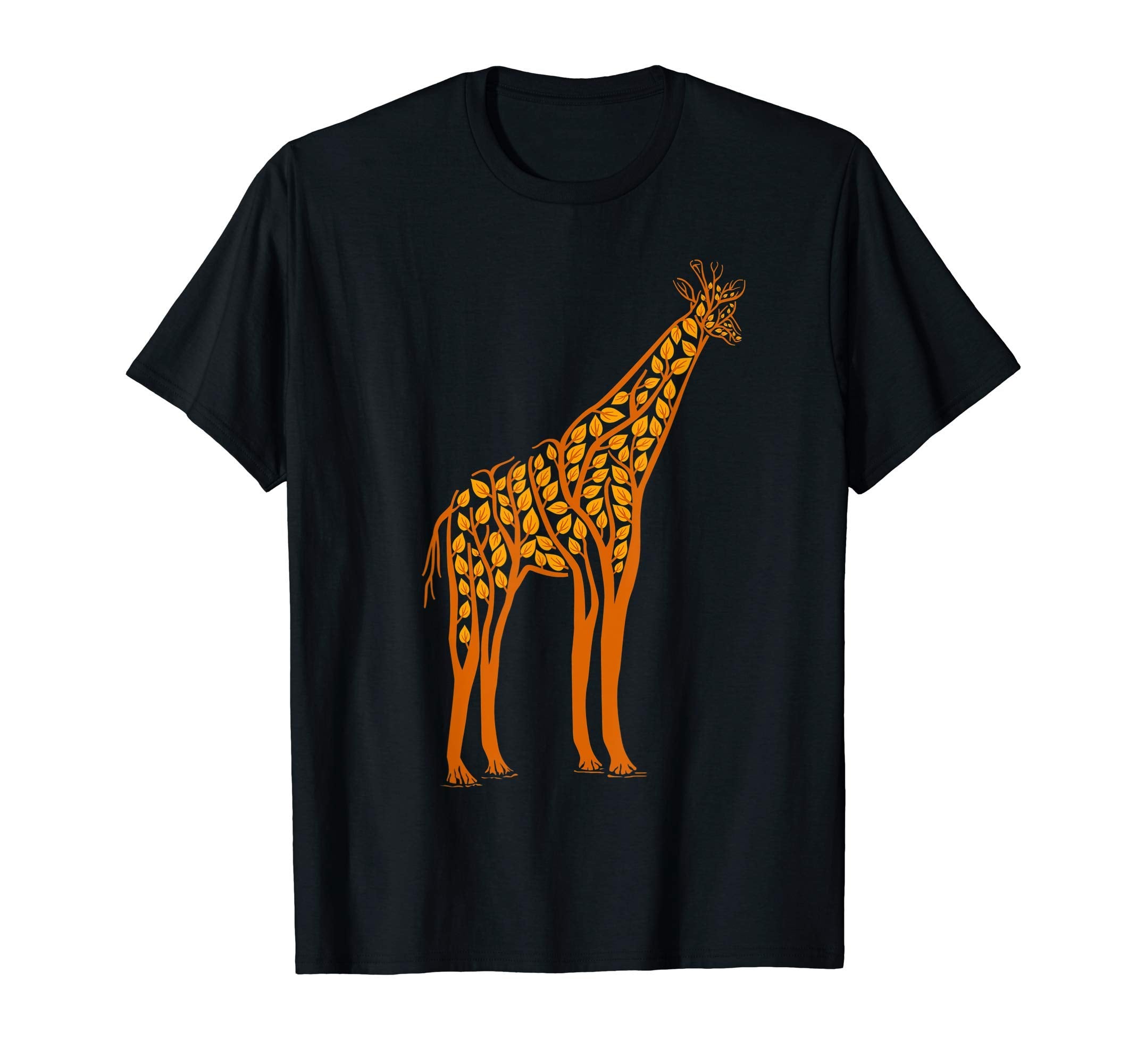 Funny Giraffe Silhouette Sunset Gift T-Shirt - Casual Everyday Wear Unisex - T-Shirt, Sweatshirt, Hoodie