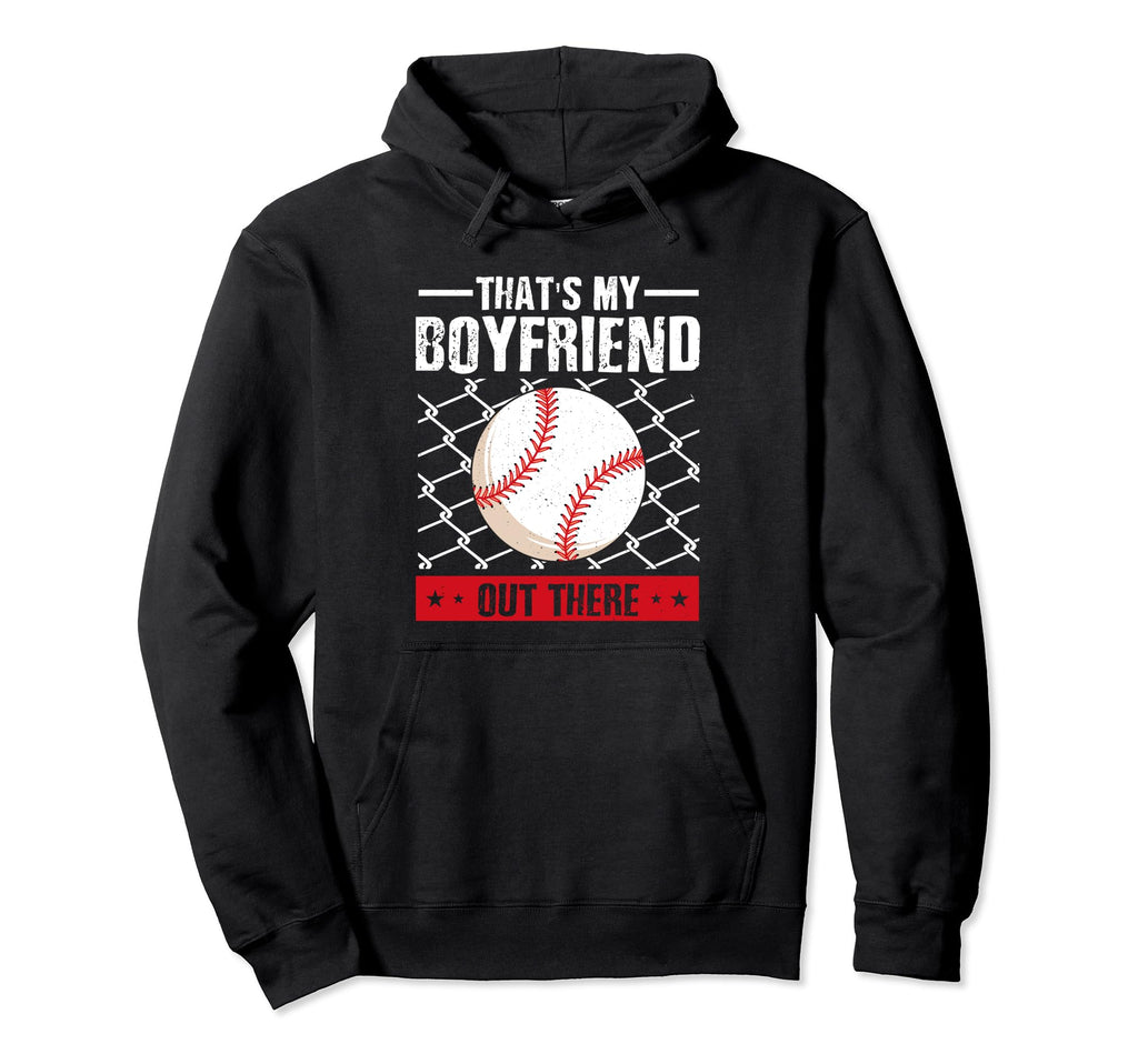 Catchers Pitcher Boyfriend Baseball Hoodie - Minimalist Print Unisex - T-Shirt, Sweatshirt, Hoodie