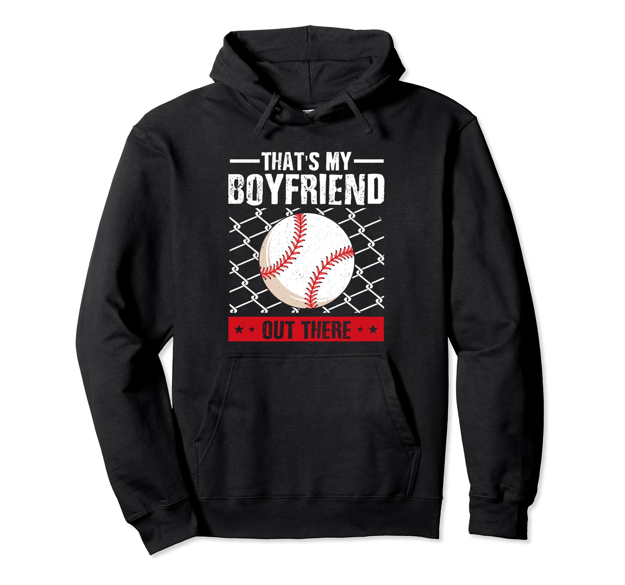 Catchers Pitcher Boyfriend Baseball Hoodie - Minimalist Print Unisex - T-Shirt, Sweatshirt, Hoodie