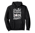 Proud Grandma 2026 Senior Baseball Hoodie - Minimalist Print for Adults - T-Shirt, Sweatshirt, Hoodie
