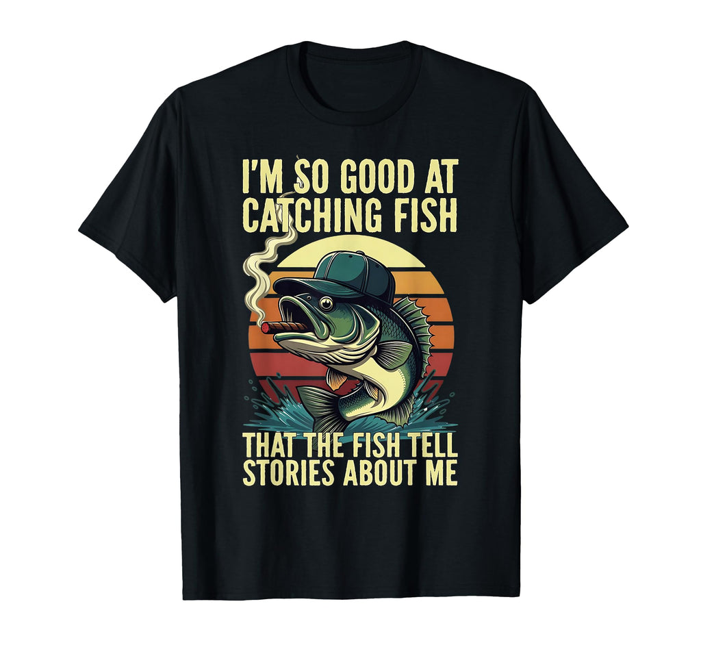 So Good Catching Fish Fish Tell T-Shirt - Minimalist Print for Adults - T-Shirt, Sweatshirt, Hoodie