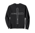 Baseball Bat Cross Christian Sweatshirt - Streetwear Style for Adults - T-Shirt, Sweatshirt, Hoodie