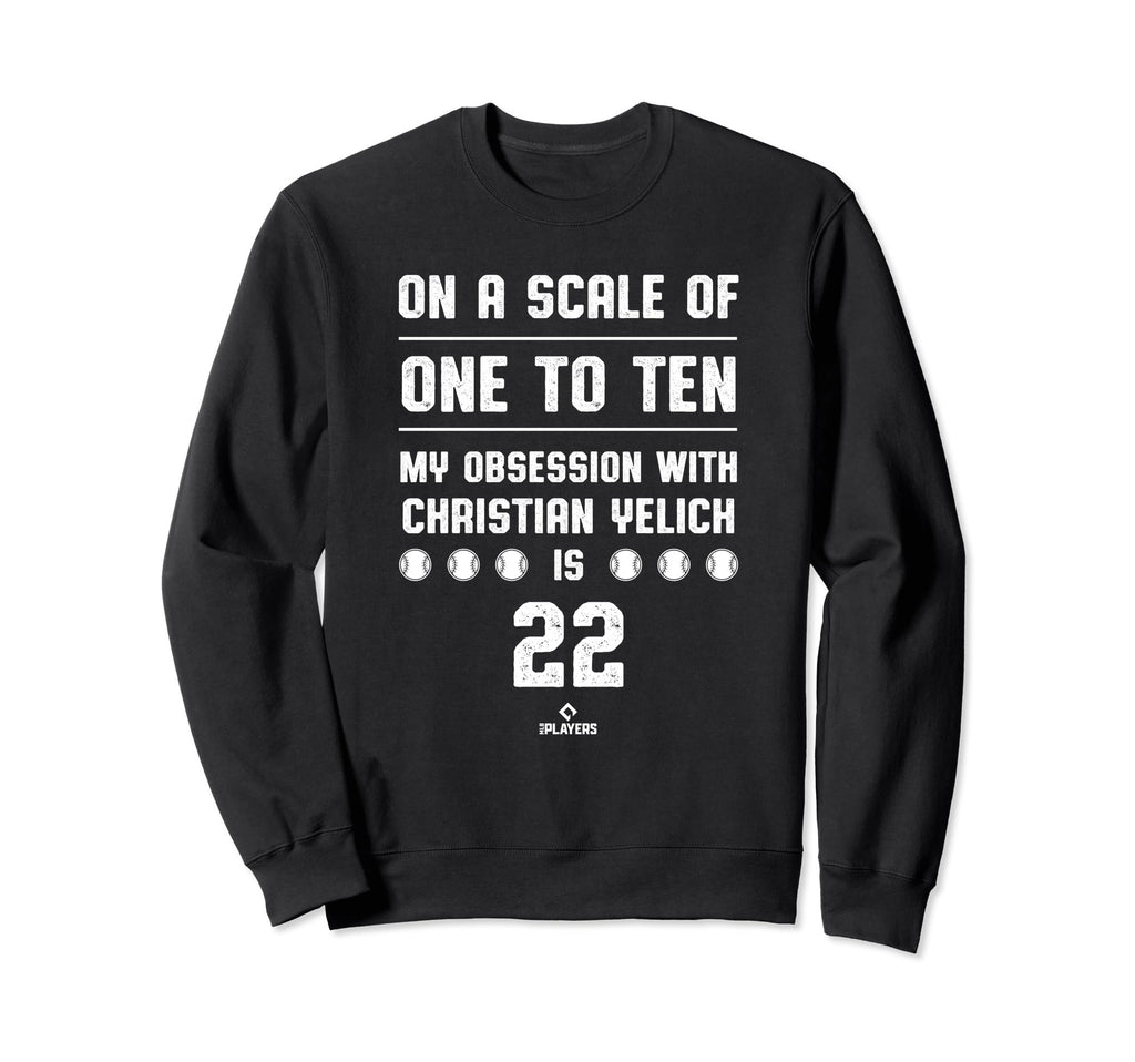 Christian Yelich Obsession Milwaukee Sweatshirt - Minimalist Print Unisex - T-Shirt, Sweatshirt, Hoodie