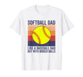 Softball Dad Like Baseball Dad But T-Shirt - Graphic Print for Adults - T-Shirt, Sweatshirt, Hoodie