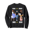 Baseball Mom Mommy Mama Laptop Sweatshirt - Trendy Graphic Men Women - T-Shirt, Sweatshirt, Hoodie