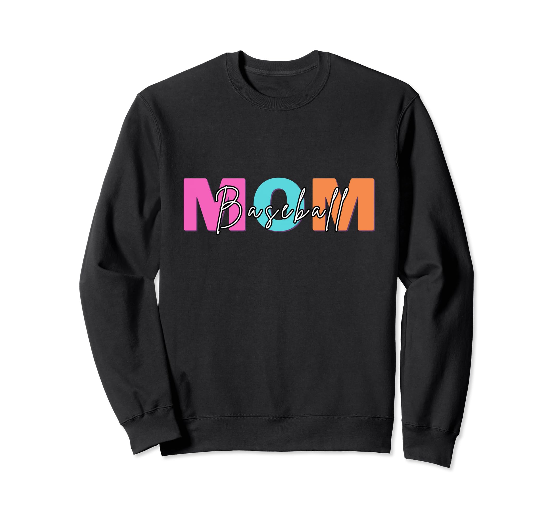 Baseball Mom Mother Gift Sweatshirt - Aesthetic Graphic for Adults - T-Shirt, Sweatshirt, Hoodie