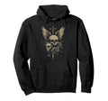 Skull Cross Y2K Grunge Aesthetic Alt Hoodie - Minimalist Print Men Women - T-Shirt, Sweatshirt, Hoodie