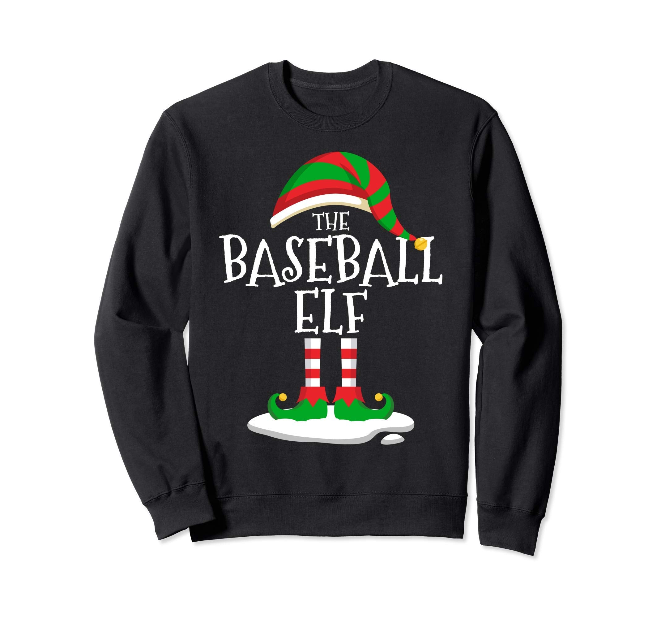 Baseball Elf Family Matching Sweatshirt - Streetwear Style Men Women - T-Shirt, Sweatshirt, Hoodie