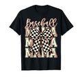 Checkered Coquette Baseball Mama T-Shirt - Unique Graphic for Adults - T-Shirt, Sweatshirt, Hoodie