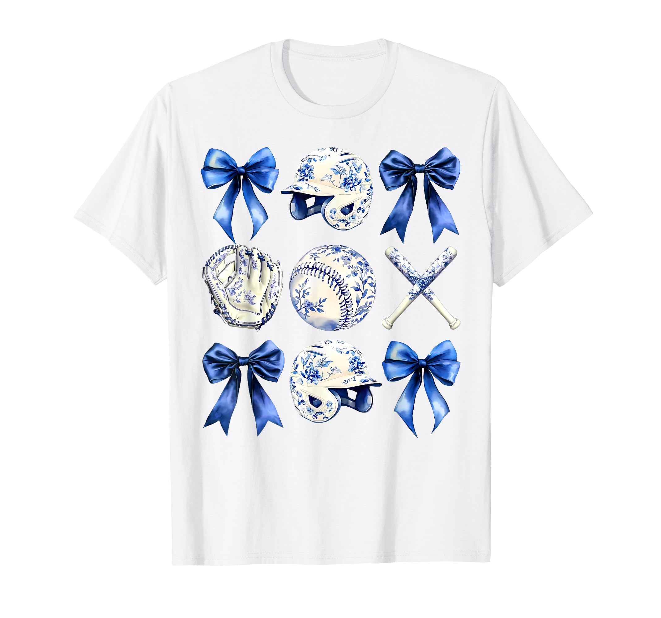 Baseball Coquette Bow Baseball Mama T-Shirt - Graphic Print Unisex - T-Shirt, Sweatshirt, Hoodie
