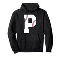 P Baseball Initial Personalized Hoodie - Casual Everyday Wear for Adults - T-Shirt, Sweatshirt, Hoodie