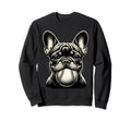 Funny French Bulldog Baseball Sweatshirt - Fun Novelty Design for Adults - T-Shirt, Sweatshirt, Hoodie