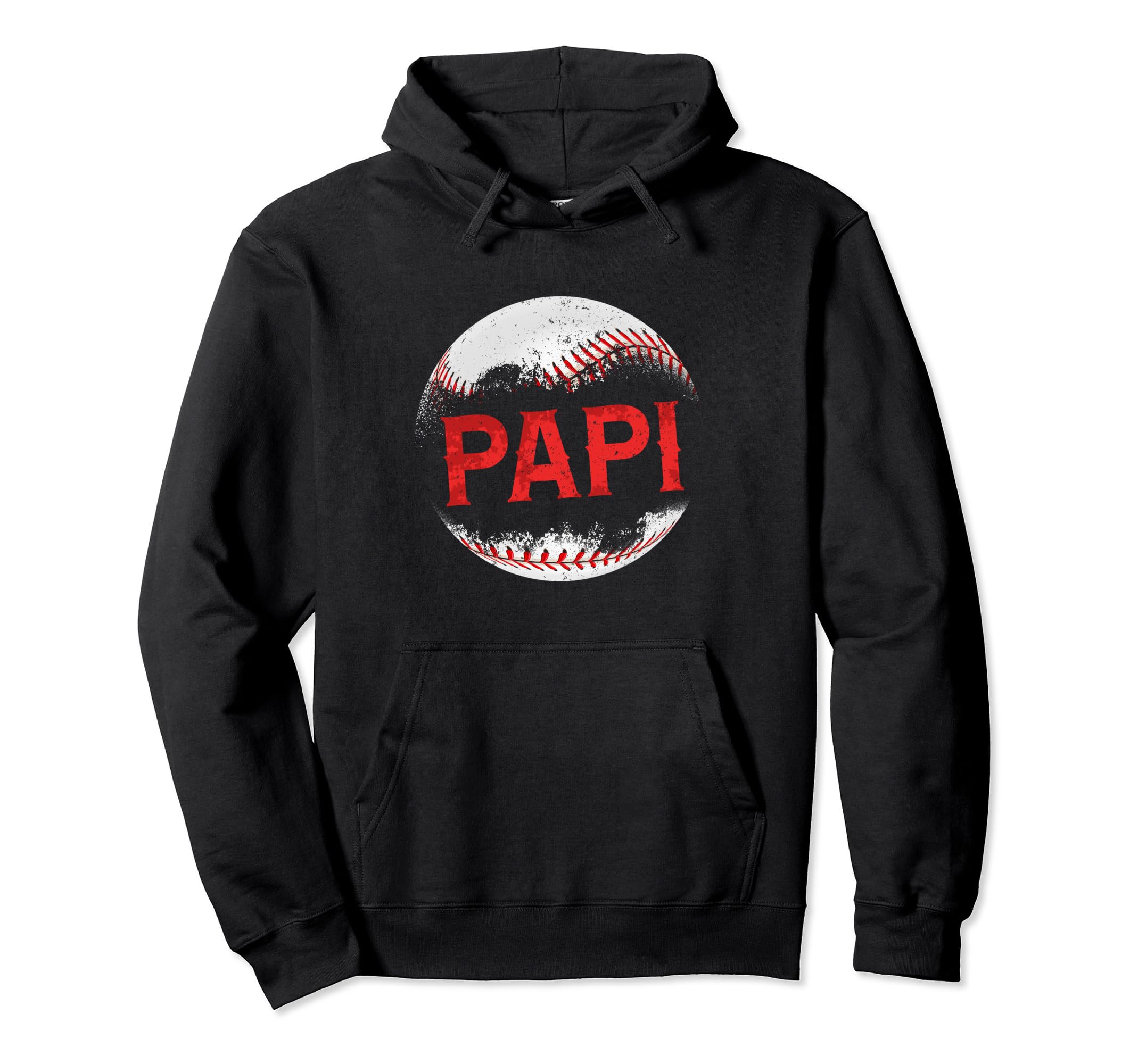 Baseball Papi Happy Fathers Day Proud Hoodie - Trendy Graphic Men Women - T-Shirt, Sweatshirt, Hoodie