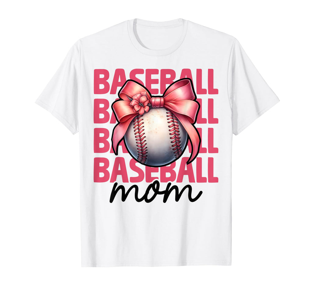 Baseball Mom Baseball Mama Mothers T-Shirt - Aesthetic Graphic for Adults - T-Shirt, Sweatshirt, Hoodie