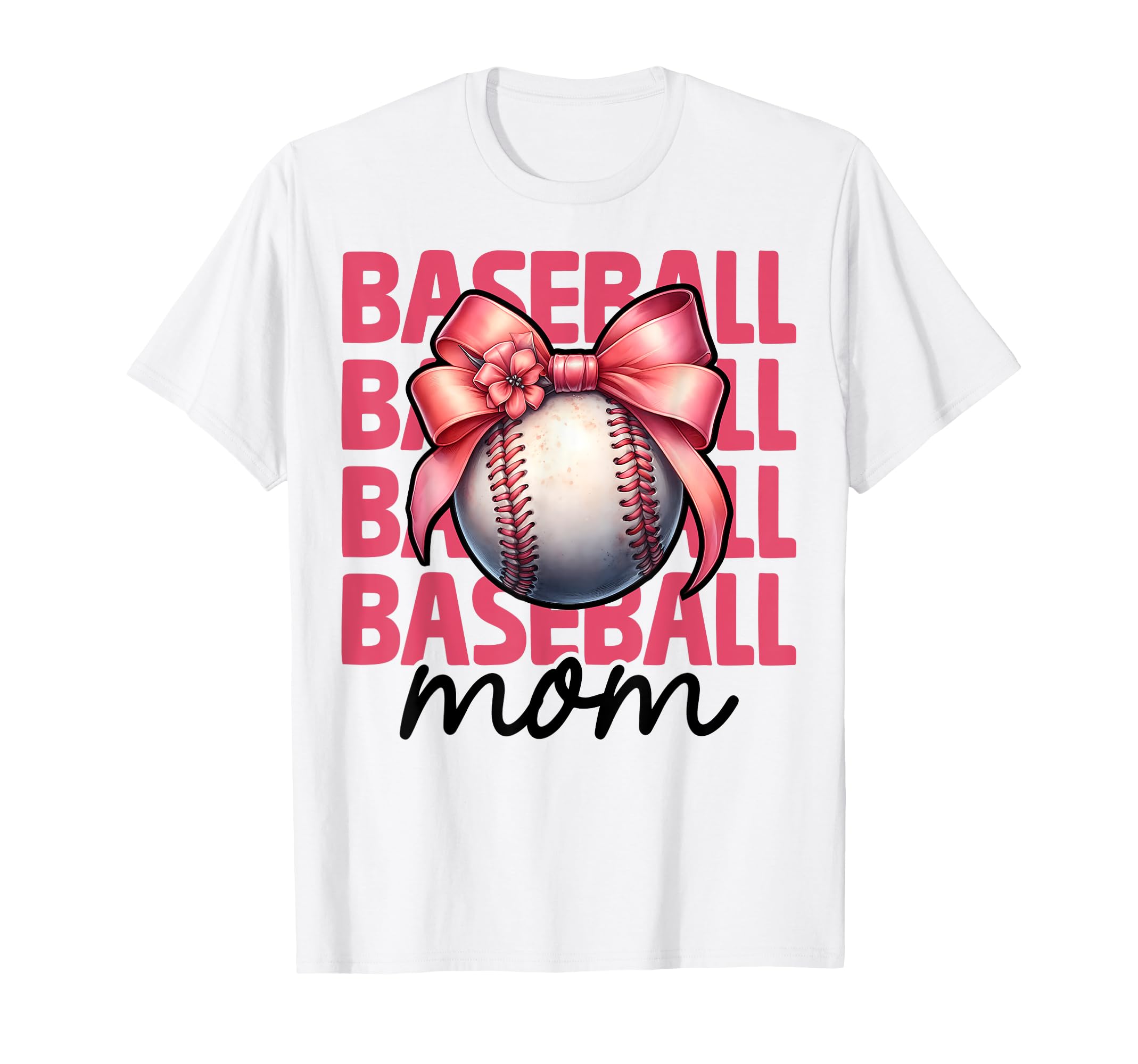 Baseball Mom Baseball Mama Mothers T-Shirt - Aesthetic Graphic for Adults - T-Shirt, Sweatshirt, Hoodie