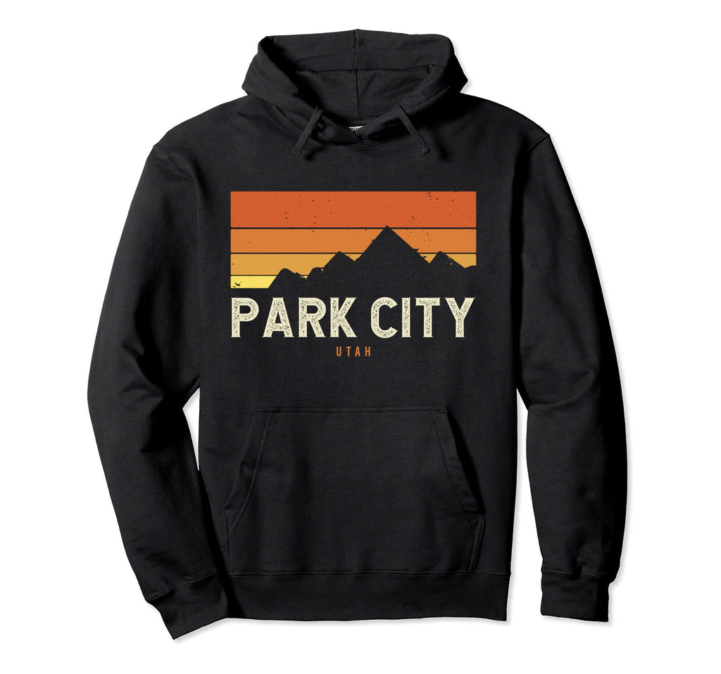 Park City Utah Mountains Hiking Hoodie - Fun Novelty Design for Adults - T-Shirt, Sweatshirt, Hoodie