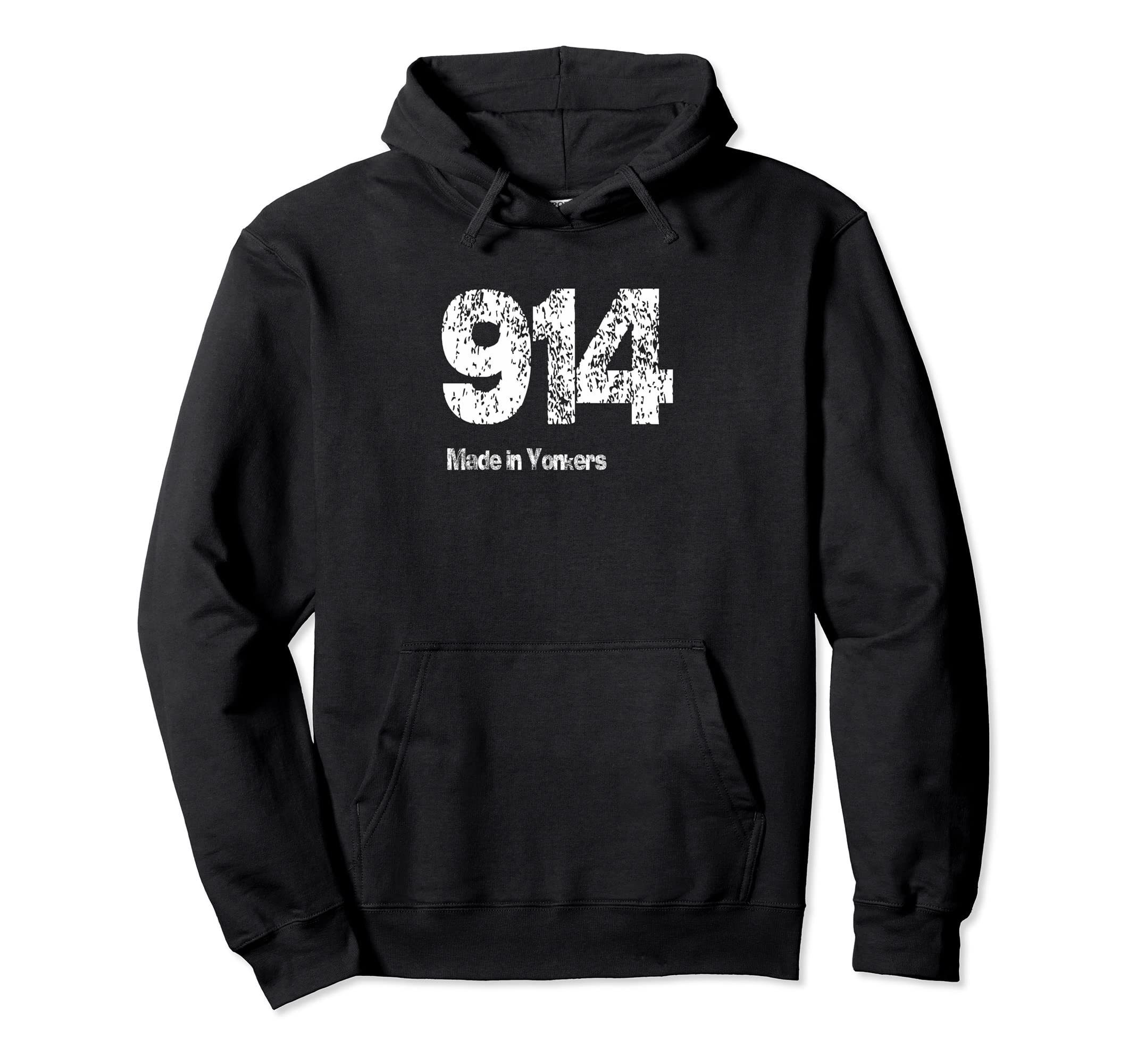 914 Made Yonkers Distressed Hoodie - Graphic Print Men Women - T-Shirt, Sweatshirt, Hoodie