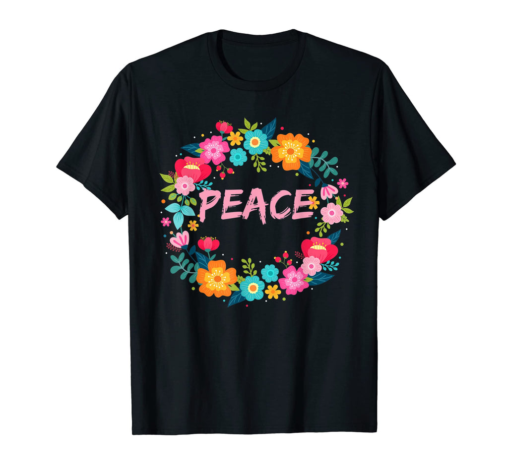 Peace Love Hippie Costume Tie Die 60S 70S T-Shirt - Custom Art Print Unisex - T-Shirt, Sweatshirt, Hoodie