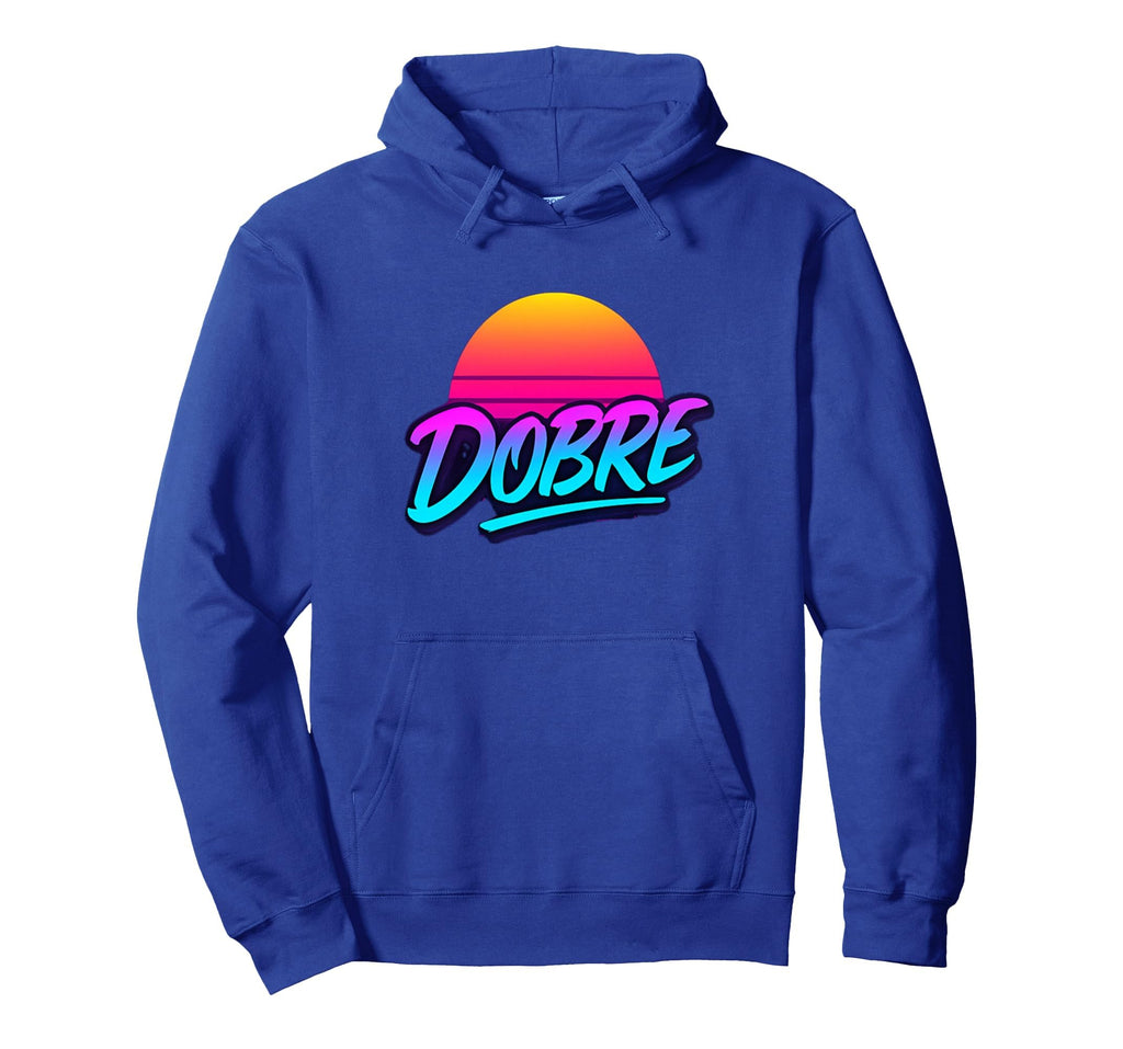 Dobre Sunset 80S Vaporwave Neon Hoodie - Aesthetic Graphic Unisex - T-Shirt, Sweatshirt, Hoodie
