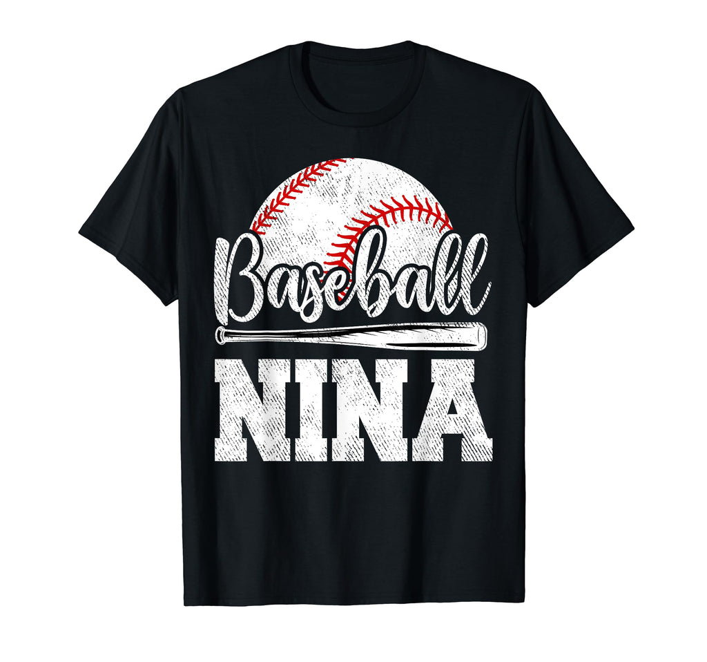 Baseball Nina Baseball Player Game Day T-Shirt - Trendy Graphic Unisex - T-Shirt, Sweatshirt, Hoodie