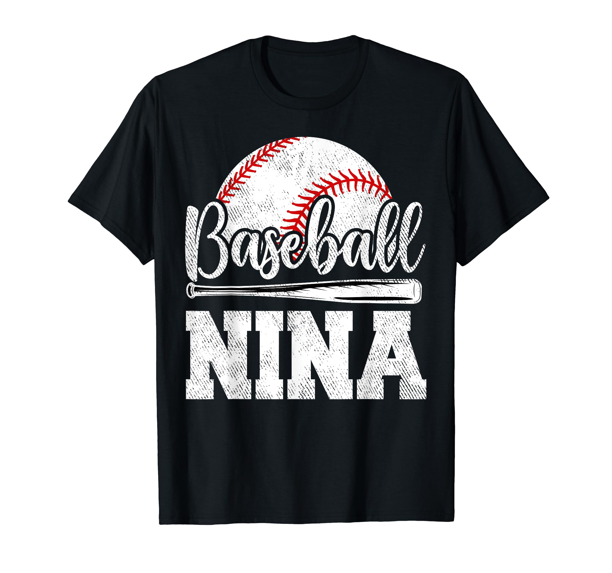 Baseball Nina Baseball Player Game Day T-Shirt - Trendy Graphic Unisex - T-Shirt, Sweatshirt, Hoodie