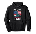 Veterans Trump Distressed 2024 Election Hoodie - Unique Graphic Unisex - T-Shirt, Sweatshirt, Hoodie