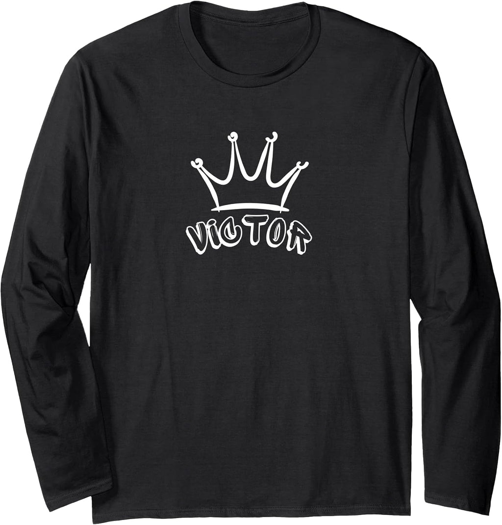 Victor Name Merch Family Fan Designs - Adult & Kids T-Shirts, Sweatshirts & Hoodies apparel design preview 1