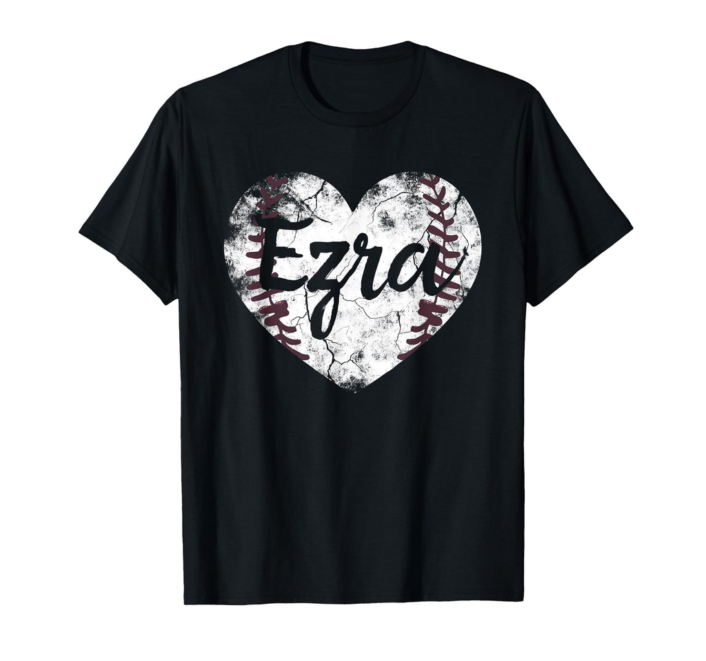 Ezra Baseball Personalized Name Mom T-Shirt - Streetwear Style Unisex - T-Shirt, Sweatshirt, Hoodie