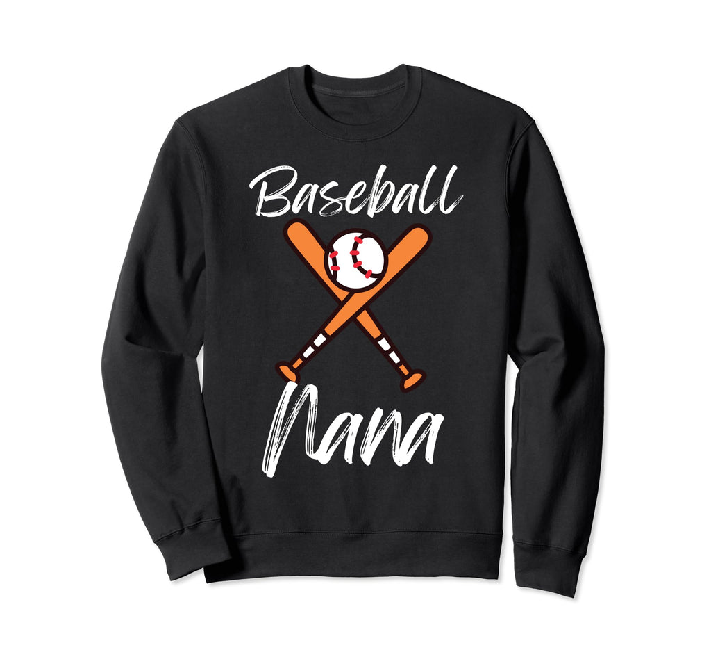Baseball Nana Family Matching Nana Sweatshirt - Novelty Apparel for Adults - T-Shirt, Sweatshirt, Hoodie
