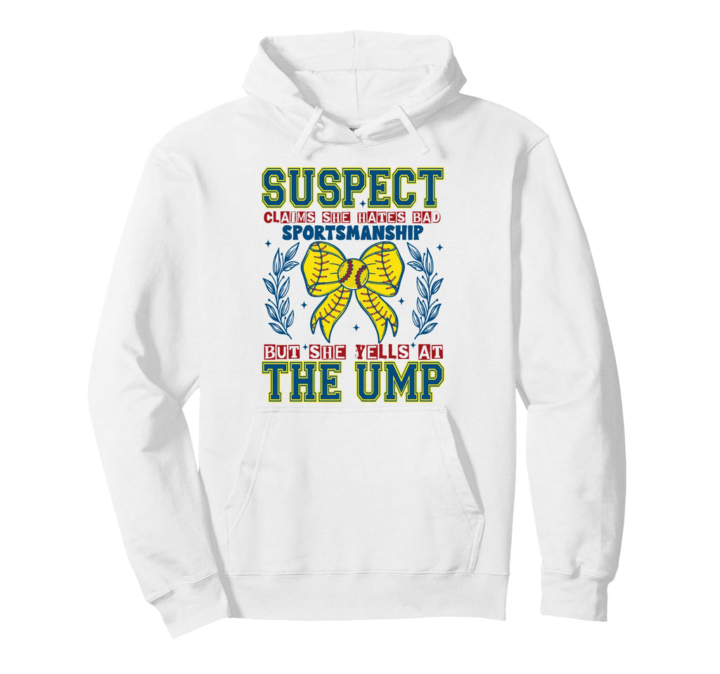 Funny Softball Mom Umpire Hoodie - Custom Art Print Men Women - T-Shirt, Sweatshirt, Hoodie
