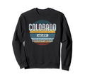 Colorado Distressed Outdoors Sweatshirt - Fun Novelty Design for Adults - T-Shirt, Sweatshirt, Hoodie