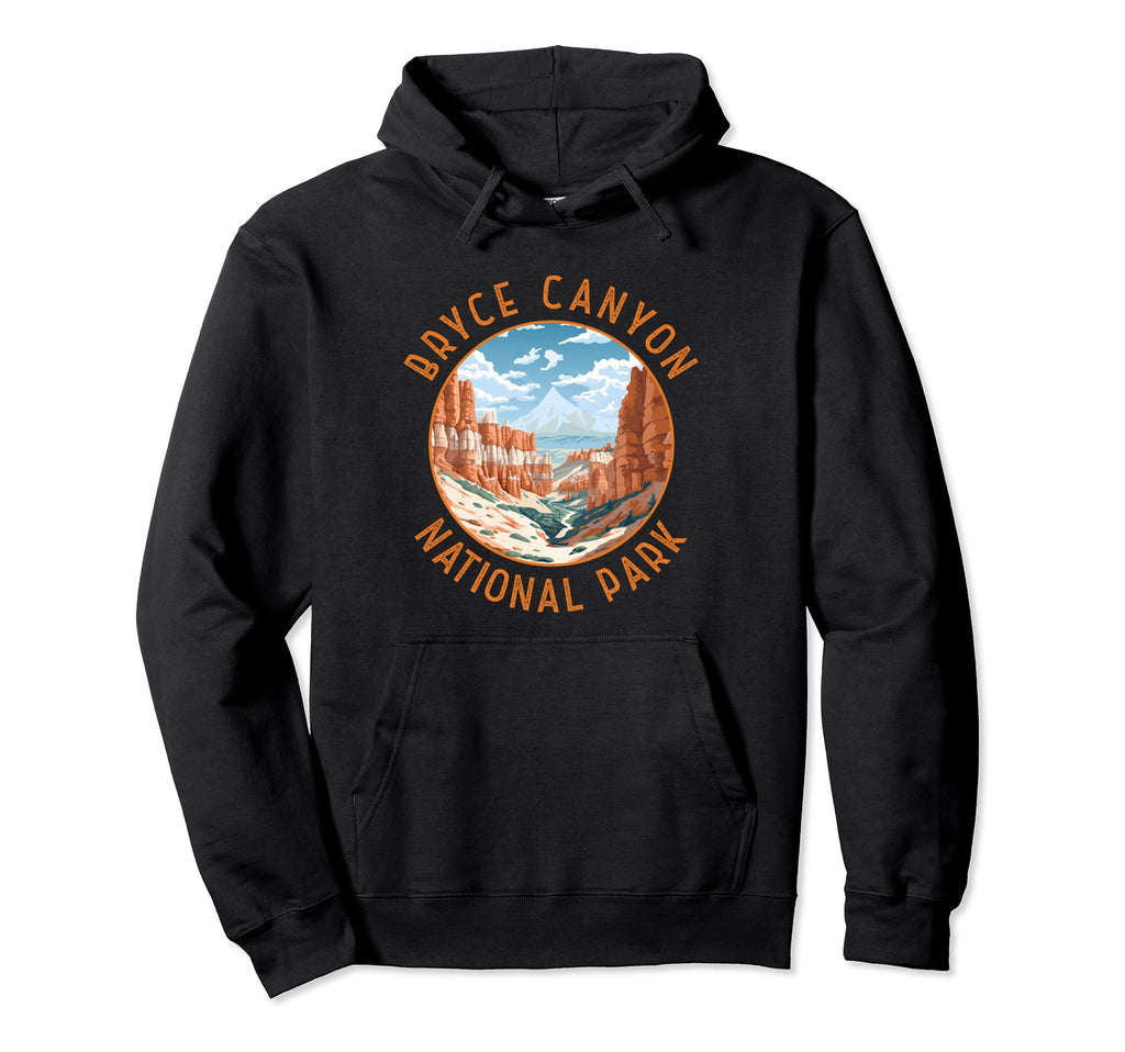Bryce Canyon National Park Illustration Hoodie - Aesthetic Graphic Unisex - T-Shirt, Sweatshirt, Hoodie