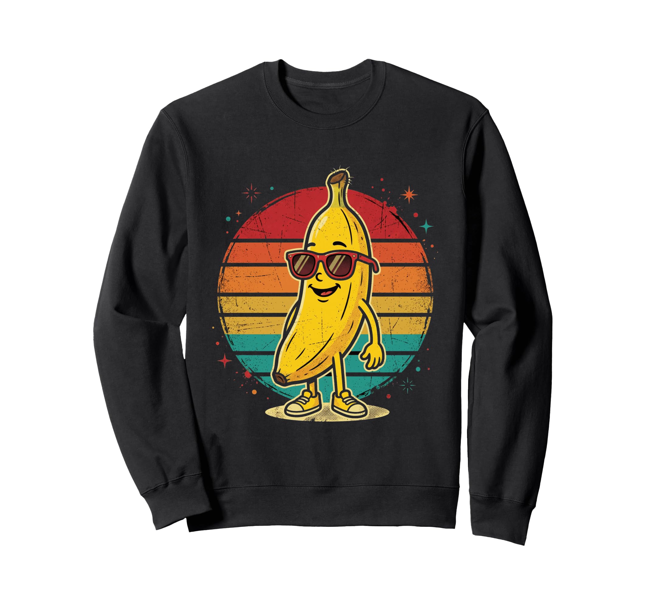 Banana Sunglasses Sunset 80S Y2K Sweatshirt - Custom Art Print Unisex - T-Shirt, Sweatshirt, Hoodie