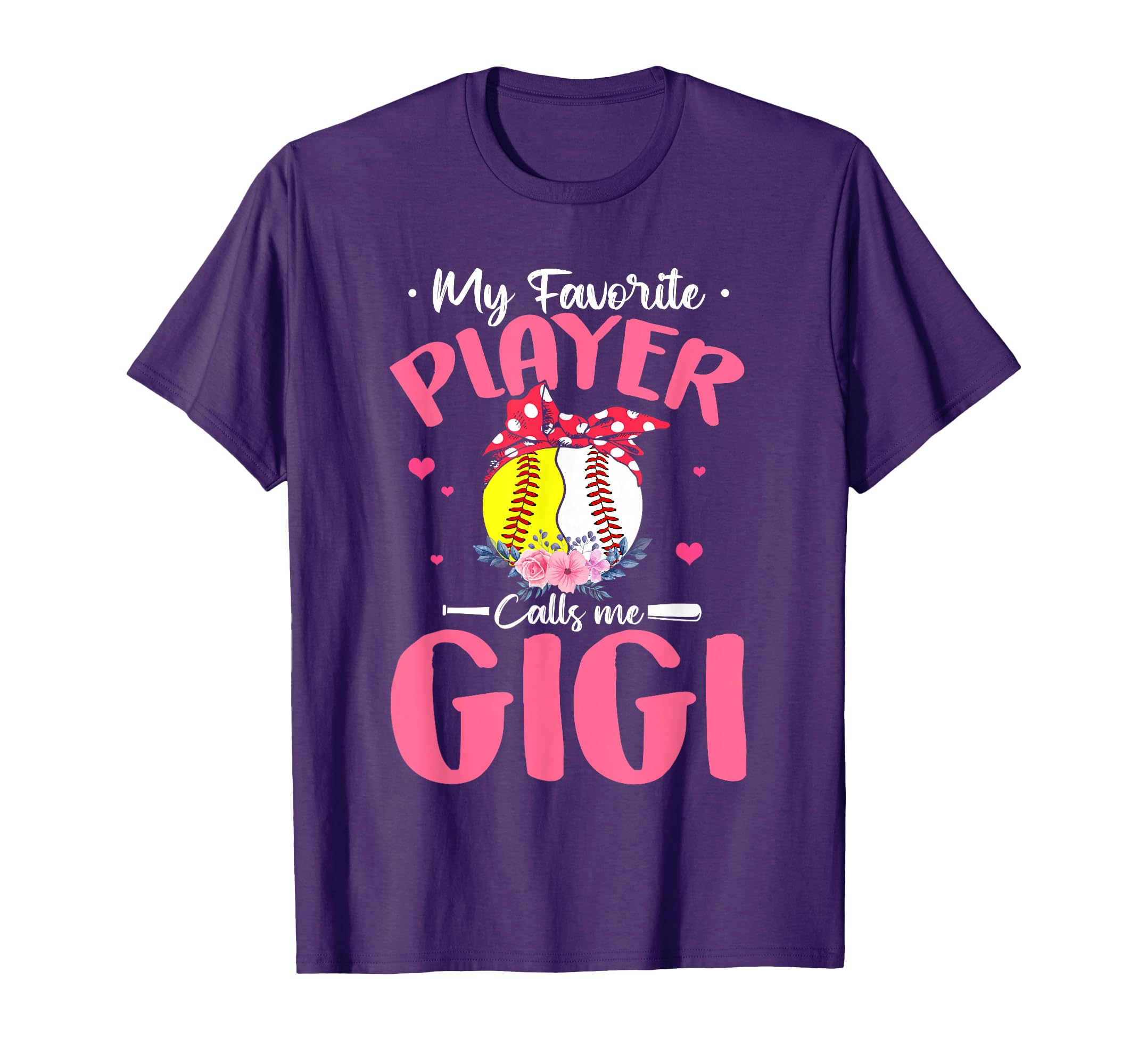 My Favorite Player Calls Me Gigi T-Shirt - Fun Novelty Design for Adults - T-Shirt, Sweatshirt, Hoodie