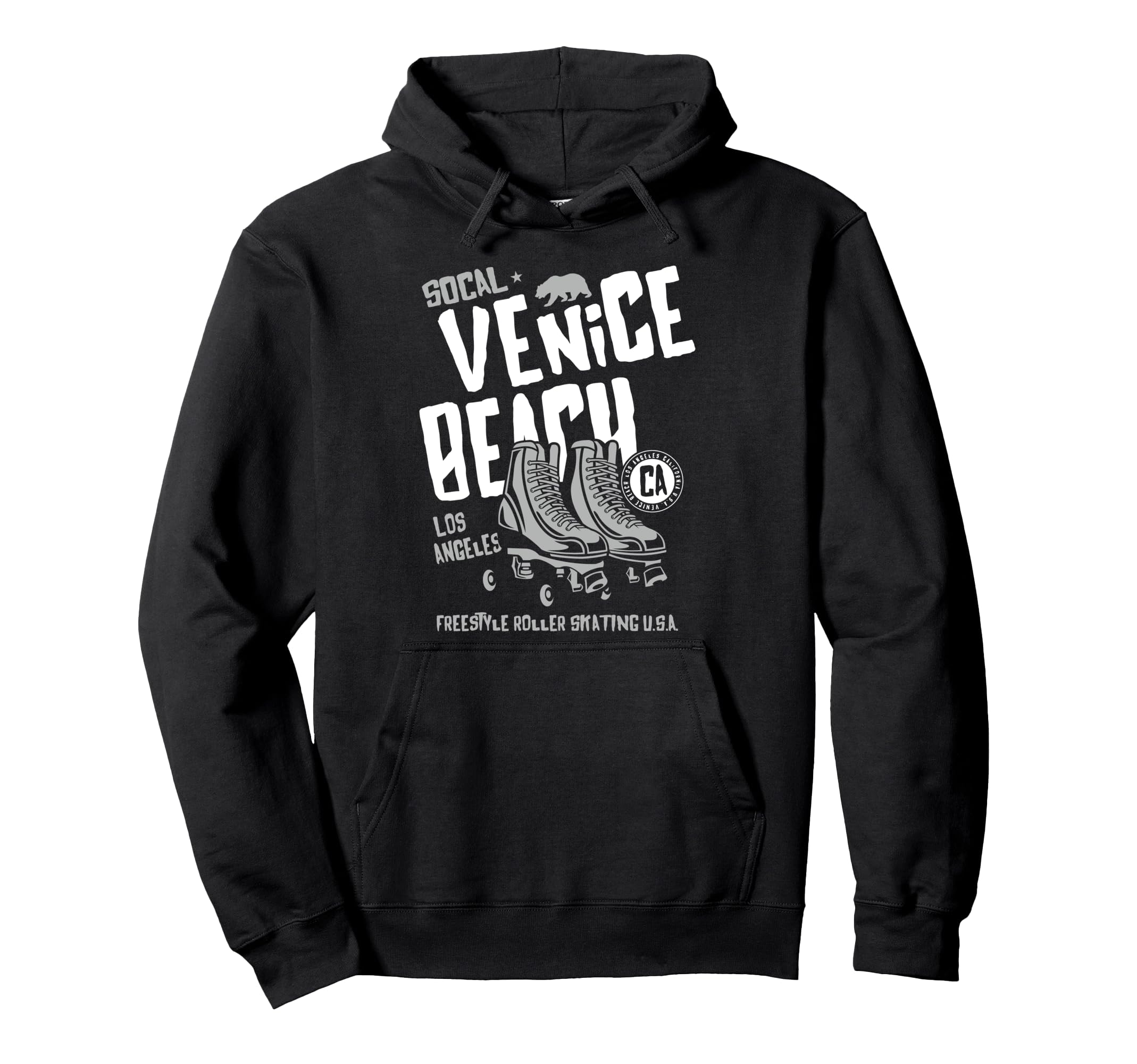 Venice Beach California Roller Skate Hoodie - Streetwear Style Unisex - T-Shirt, Sweatshirt, Hoodie