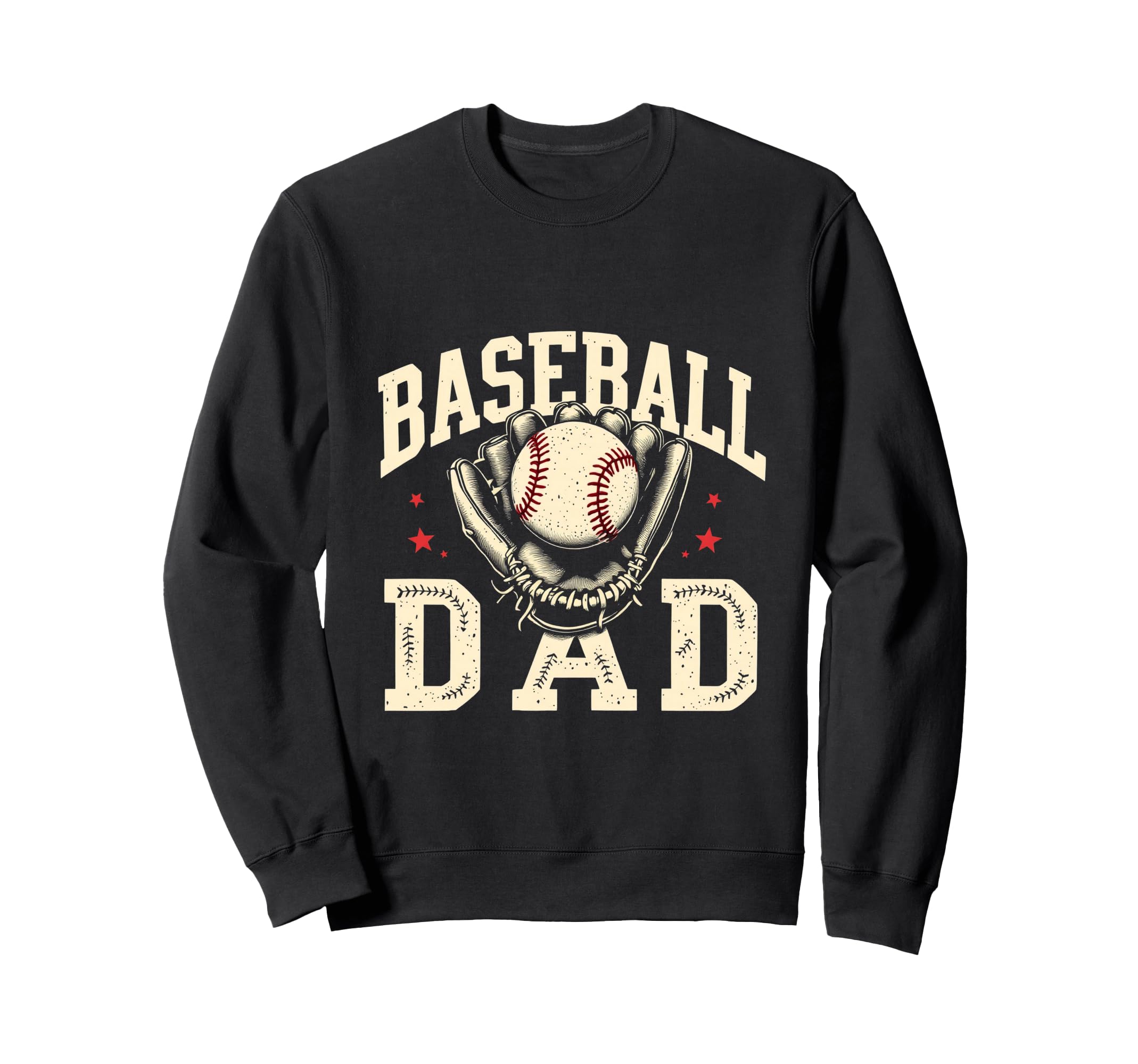 Baseball Dad Baseball Dad Sweatshirt - Minimalist Print for Adults - T-Shirt, Sweatshirt, Hoodie