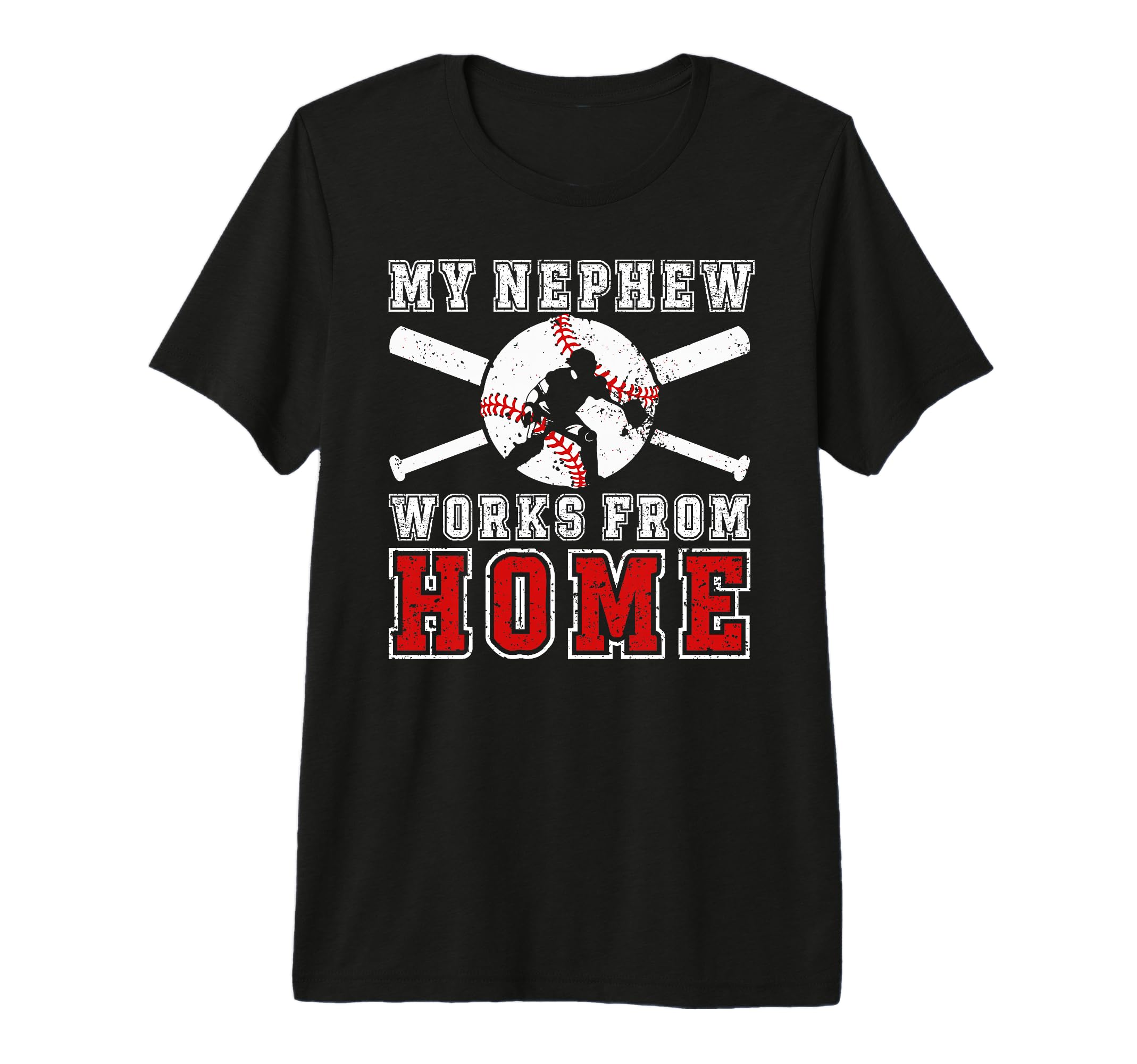 Mens Baseball Catcher Uncle Funny T-Shirt - Custom Art Print Men Women - T-Shirt, Sweatshirt, Hoodie