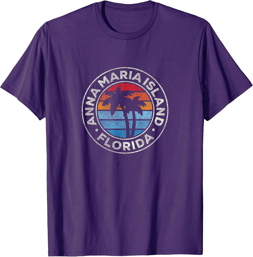 Vintage Anna Maria Island FL Retro - Adult & Kids T-Shirts, Sweatshirts & Hoodies apparel design preview 1