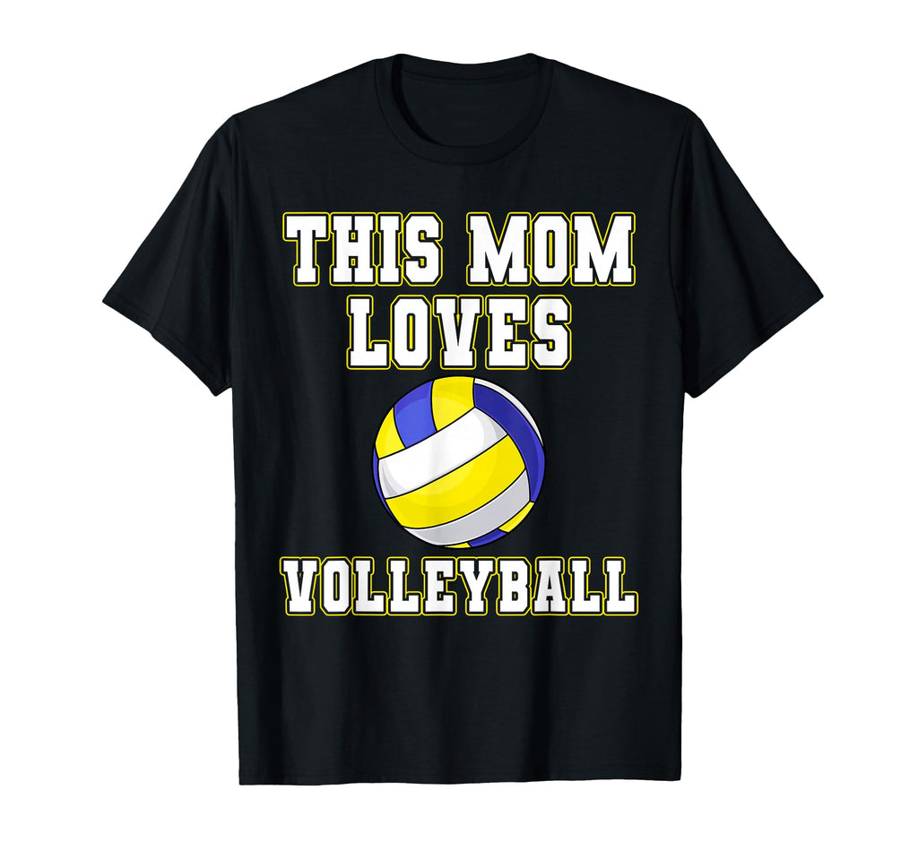 This Mom Loves Volleyball Game Day T-Shirt - Streetwear Style Men Women - T-Shirt, Sweatshirt, Hoodie