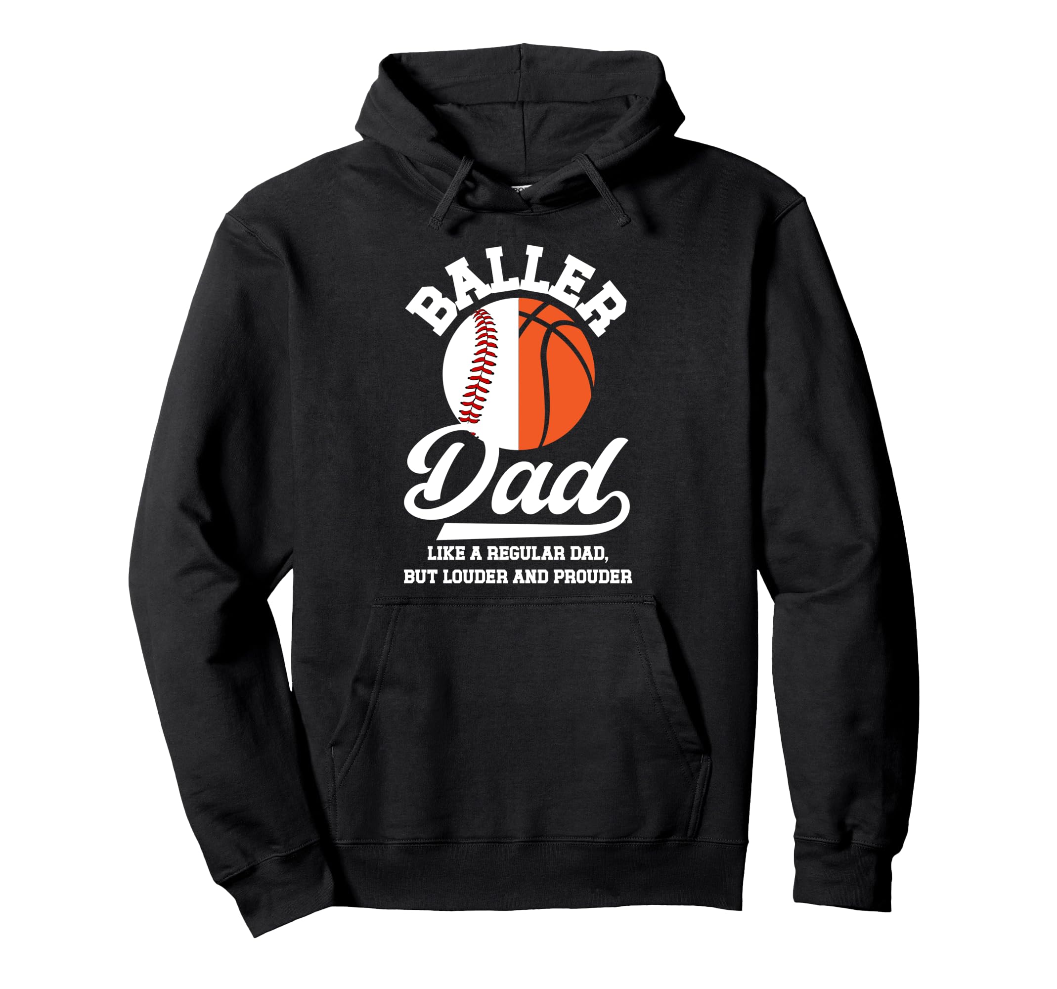 Baller Dad Definition Basketball Hoodie - Unique Graphic Men Women - T-Shirt, Sweatshirt, Hoodie