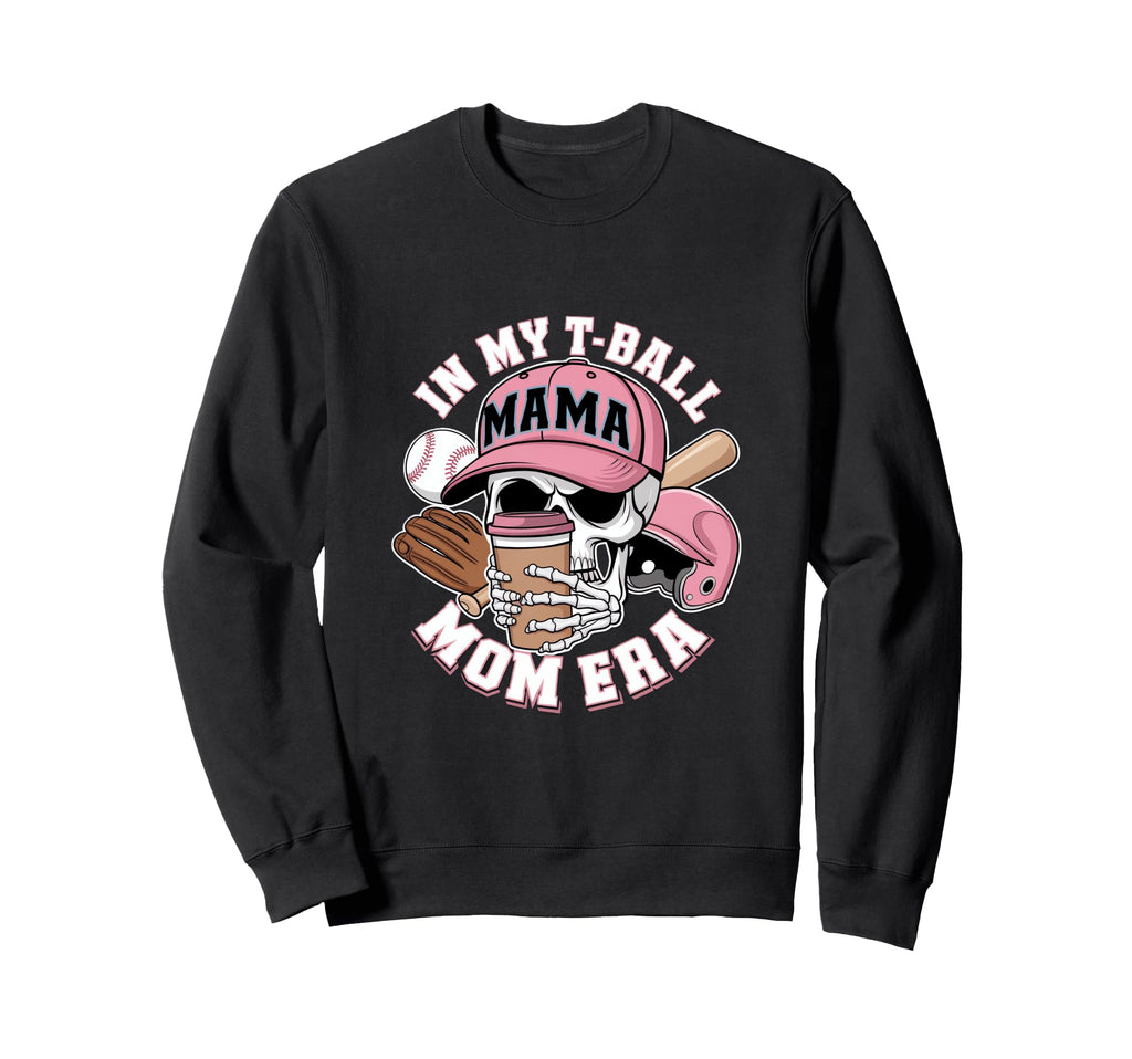 My Ball Mama Mom Era Skull Cap Sweatshirt - Streetwear Style Men Women - T-Shirt, Sweatshirt, Hoodie
