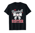 Baseball Sister Sport Lover Sister T-Shirt - Minimalist Print Men Women - T-Shirt, Sweatshirt, Hoodie