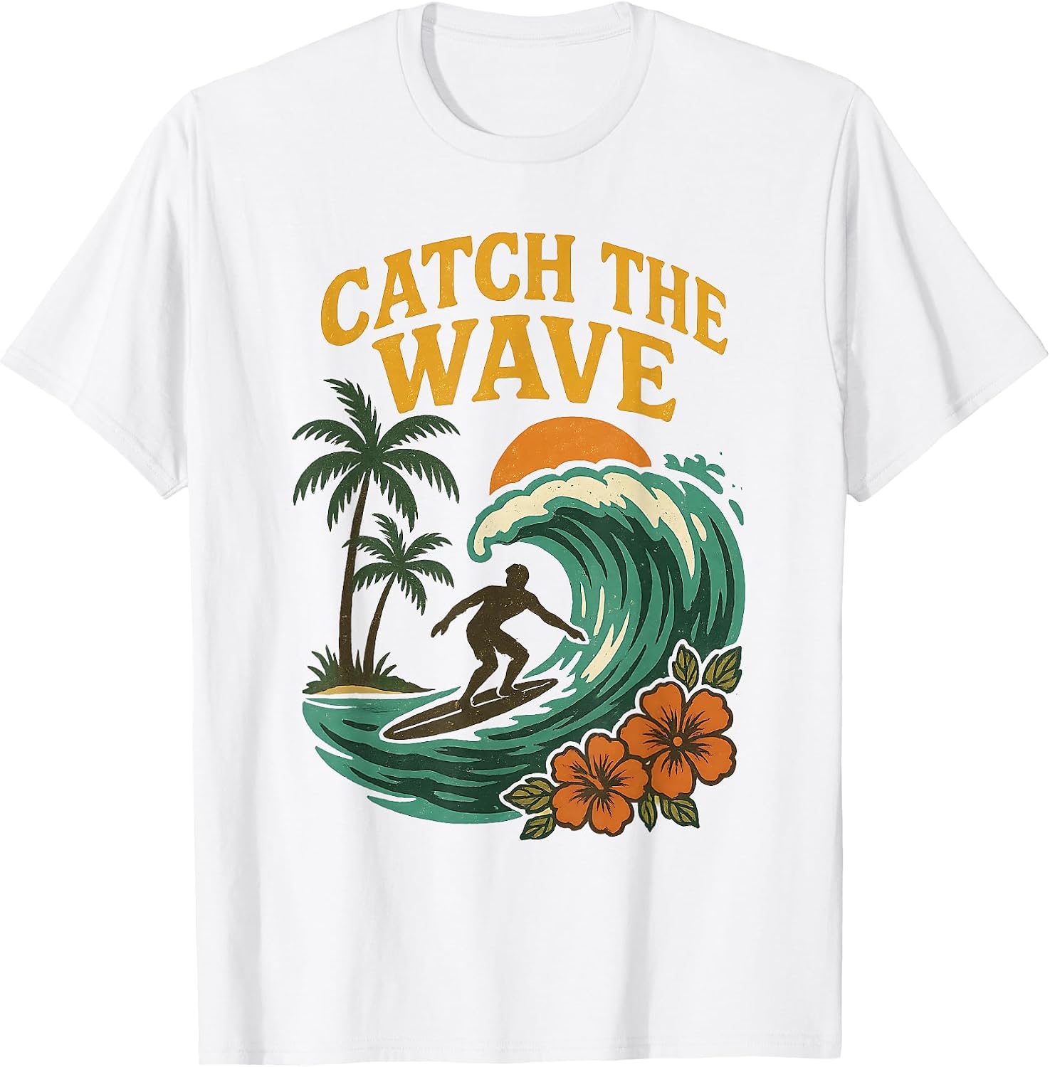 Vintage Surf - Adult & Kids T-Shirts, Sweatshirts & Hoodies apparel design preview 1